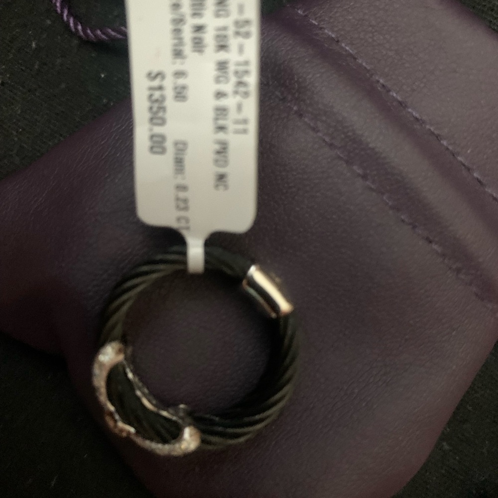 Brand new charriol ring with tag